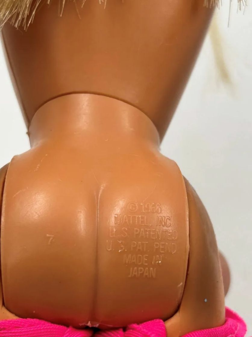 Babie Vintage 1966 Hecha En Japón Muñeca Mattel