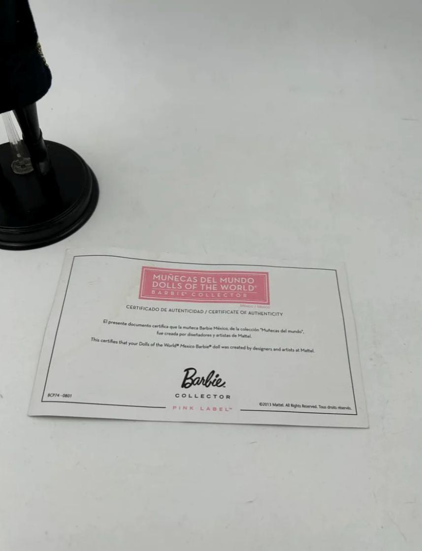 Barbie México Edición Especial Mariachi Muñecas Del Mundo