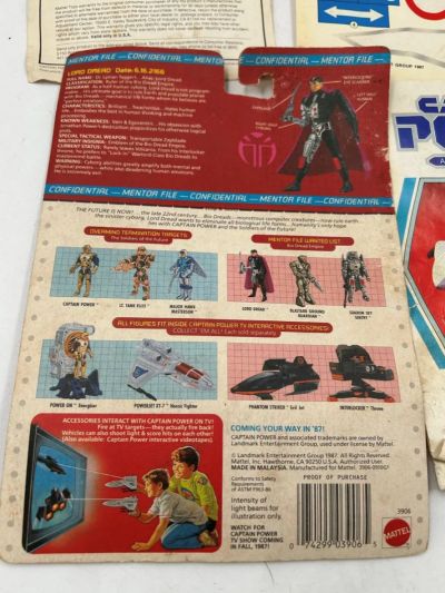 Capitan Power Mattel 1987 Nave Phantom Striker De Lord Drea