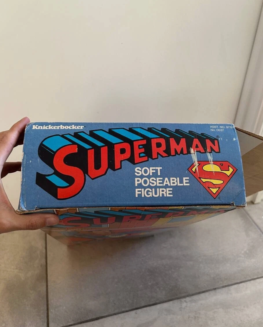 Superman Knickerbocker 1978 Posable Peluche