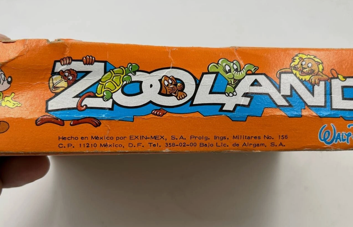 Zooland por Airgam Variante Mexicana por Exin Personajes Disney - Plutón como El Zorro-