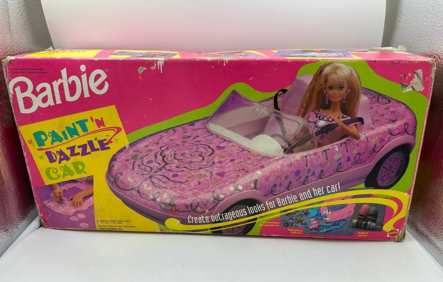 Barbie Piant and Dazzle Car Auto Mexico Aurimat