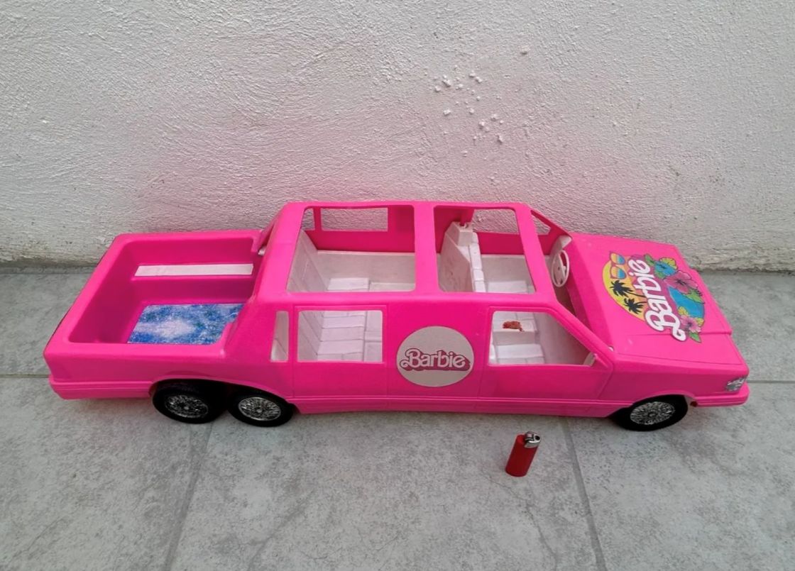 Carro Auto Limosina Barbie Pp Mongomery Original 80 Cm 70s