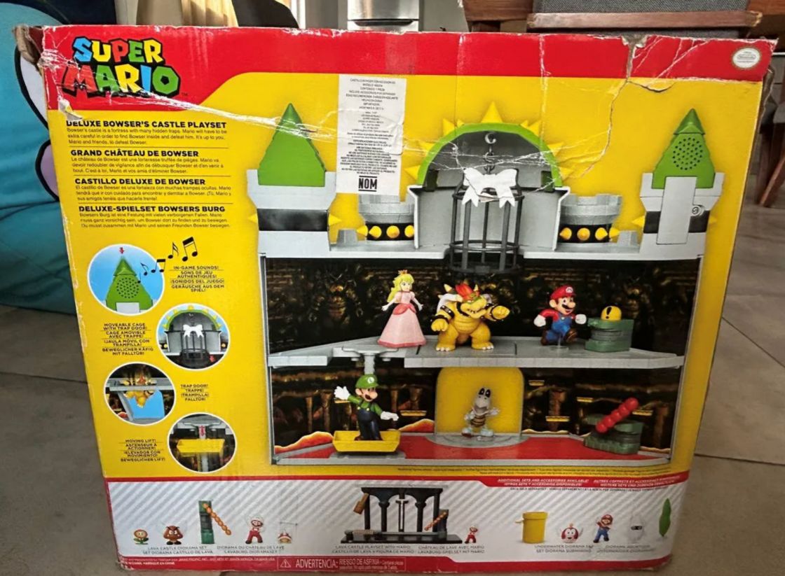Castillo De Bowser Super Mario Bros Nintendo Jakks Pacific