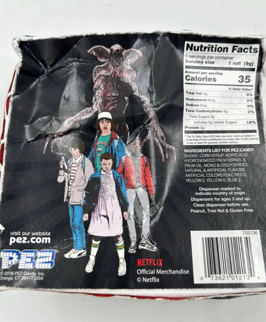 Dispensador Dulces Pez Stranger Things Dustin Y Lucas