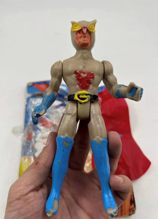 Fuerza G Gachaman Bootleg Mexico Vintage Figura Completo