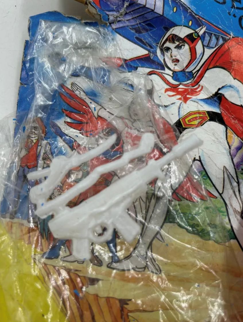 Fuerza G Gachaman Bootleg Mexico Vintage Figura Completo
