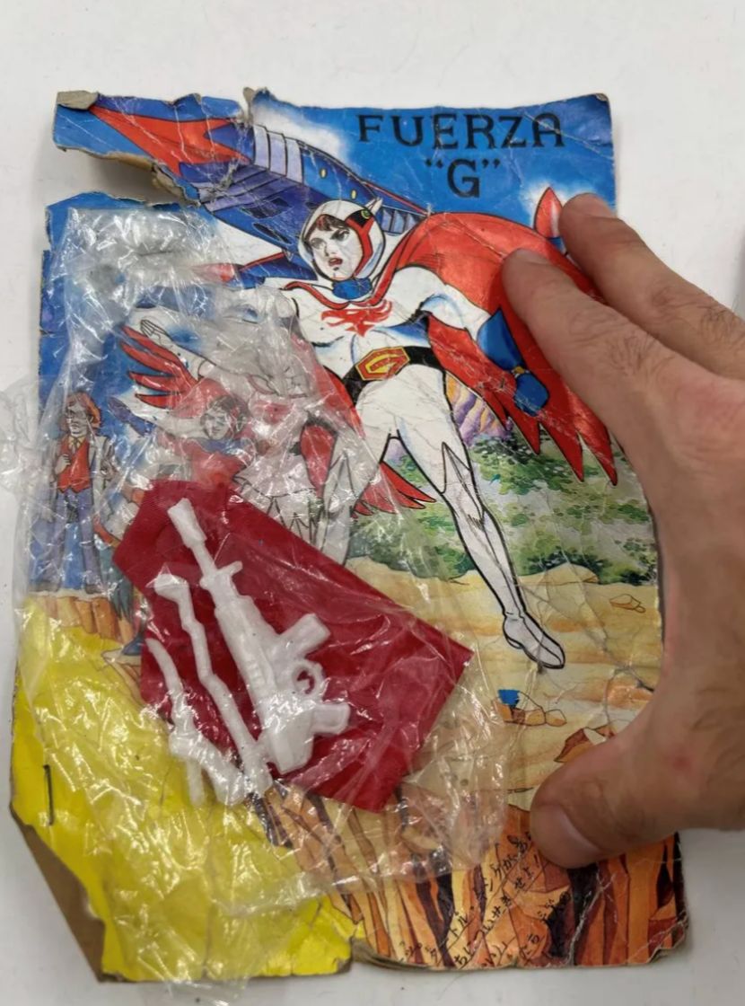 Fuerza G Gachaman Bootleg Mexico Vintage Figura Completo