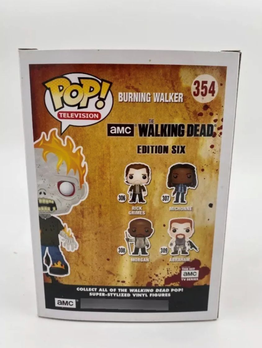 Funko Burning Walker 354 Walking Dead Exclusivo Summer 2016