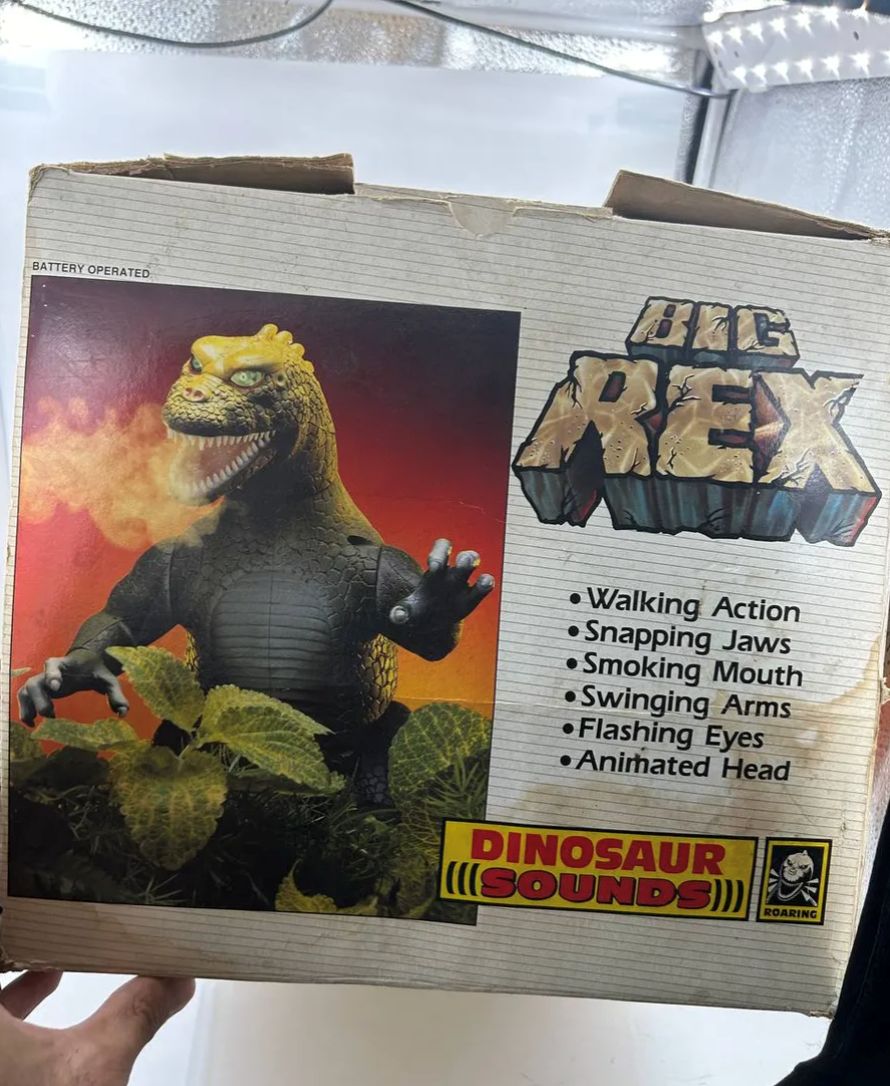 Godzilla New Bright En Caja Original Vintage Luz Y Sonido