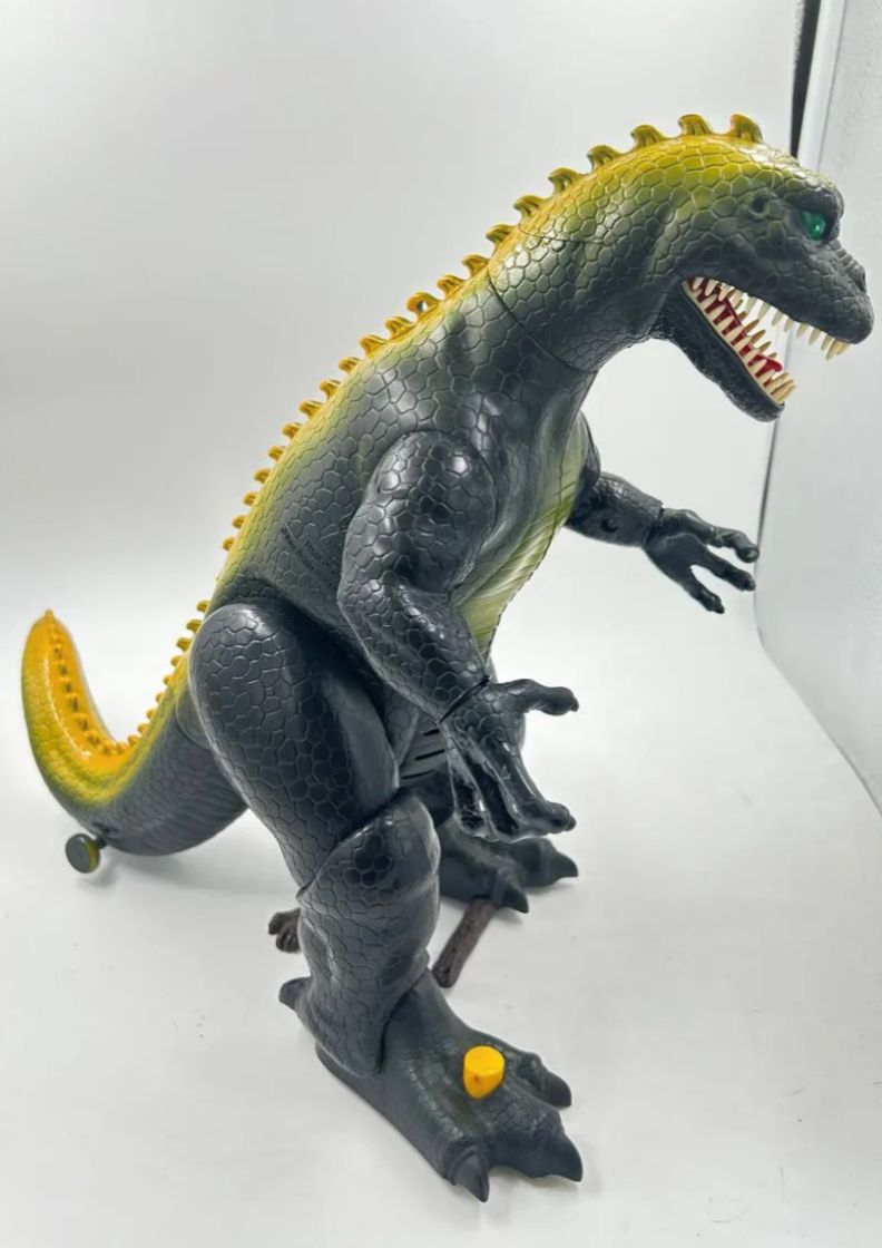 Godzilla New Bright En Caja Original Vintage Luz Y Sonido