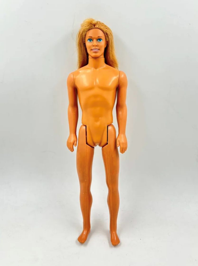 Ken De Barbie Mattel Vintage 1968 Cabello Largo Playa Surf