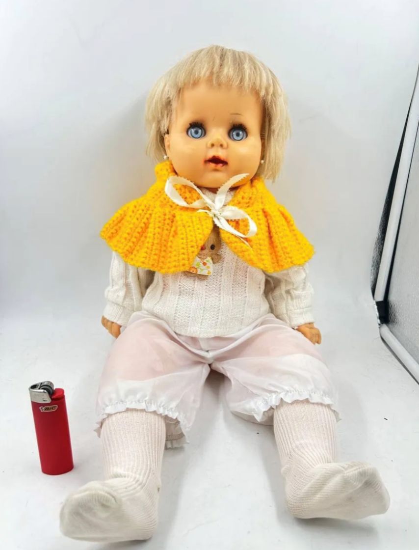 Muñeca Lili Ledy 60 Cm Hecho En Mexico Bebe Niña 60s Grande