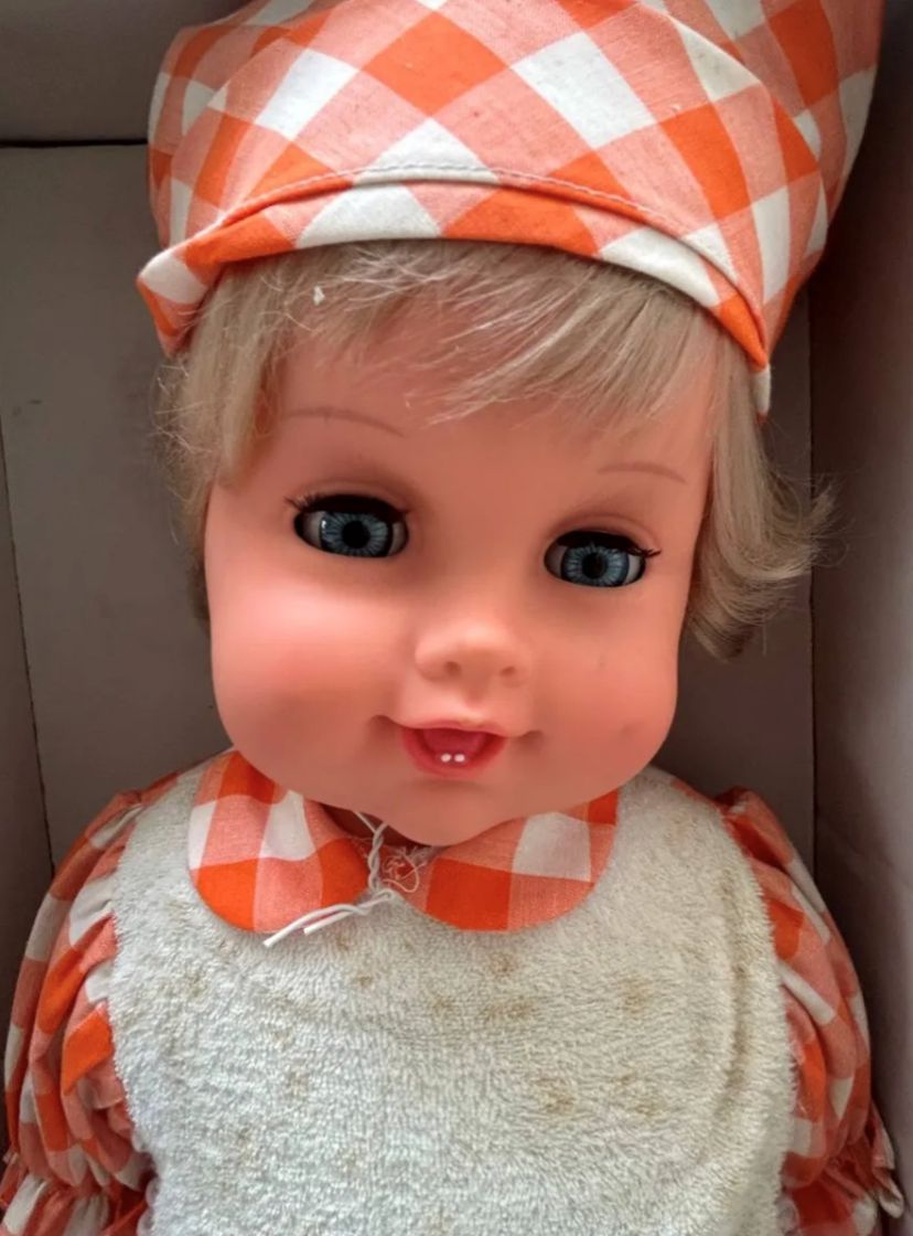 Muñeca Patatina De La Marca Serbino Italiana Años 60 S