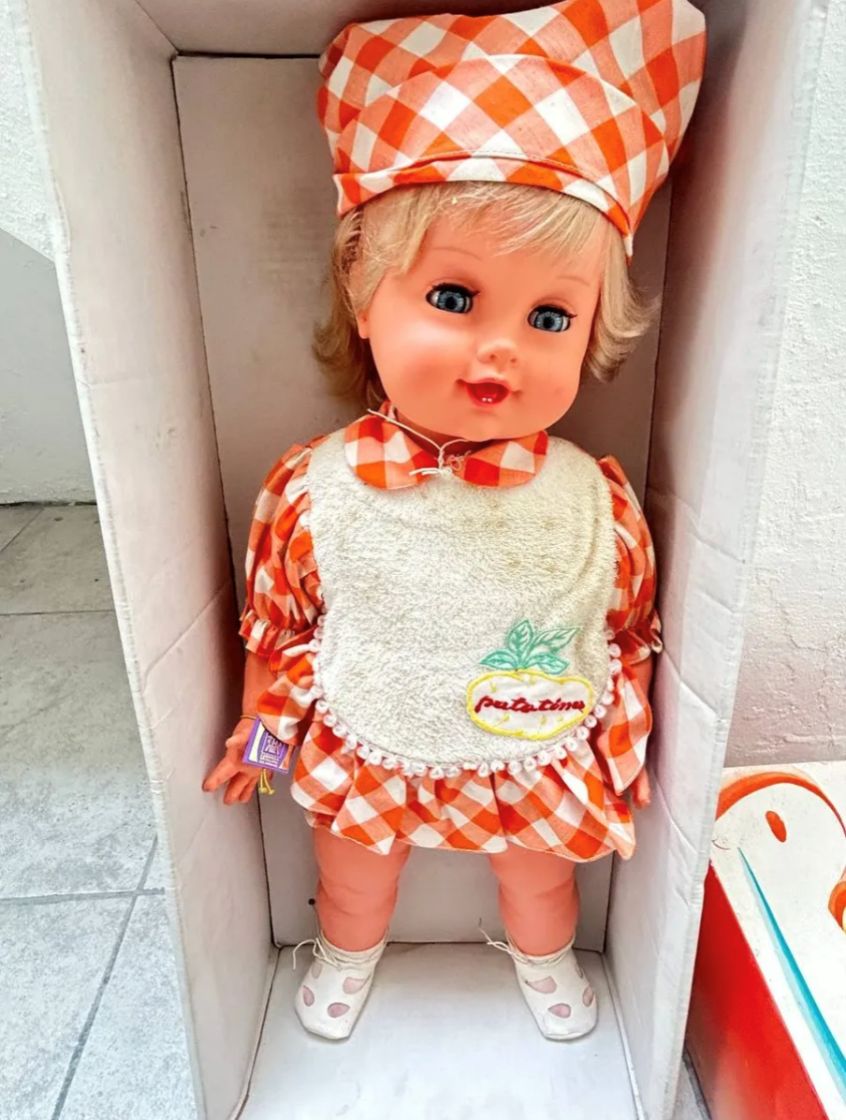 Muñeca Patatina De La Marca Serbino Italiana Años 60 S