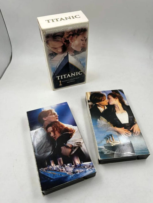 Película Titanic Original En Vhs Español Vintage Leonardo Di