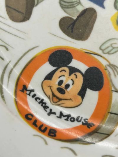 Platos Del Club Disney Vintage 50 S Melamina Holliwood Mex