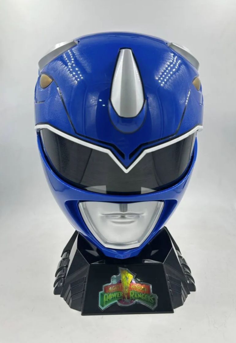 Power Rangers Ranger Azul Lighting Collection Hasbro Casco