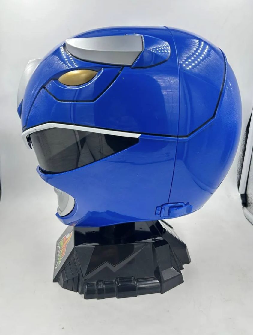 Power Rangers Ranger Azul Lighting Collection Hasbro Casco
