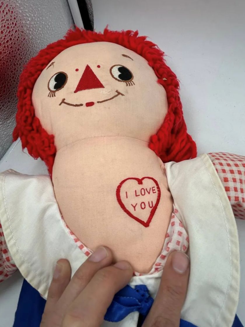 Raggedy Andy Ann 60 Cm Vintage Original Applause 60s Anabel