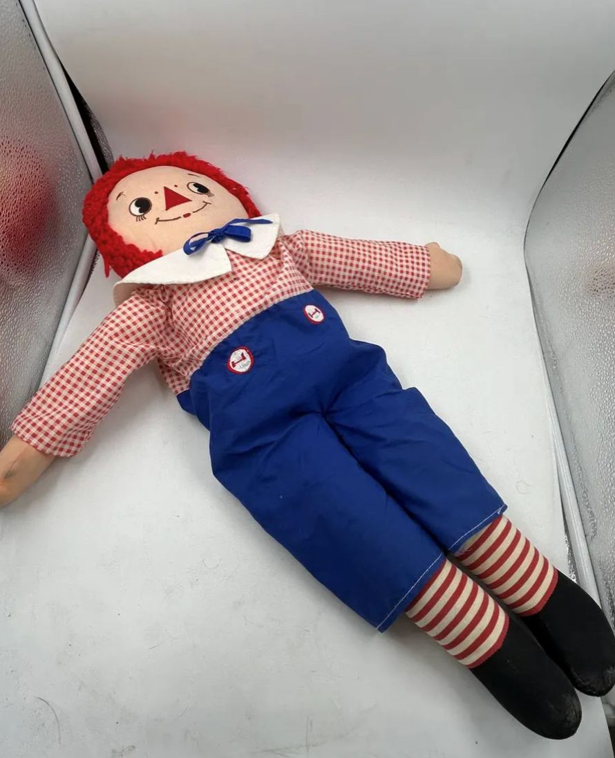 Raggedy Andy Ann 60 Cm Vintage Original Applause 60s Anabel