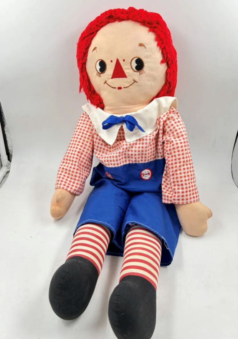 Raggedy Andy Ann 60 Cm Vintage Original Applause 60s Anabel