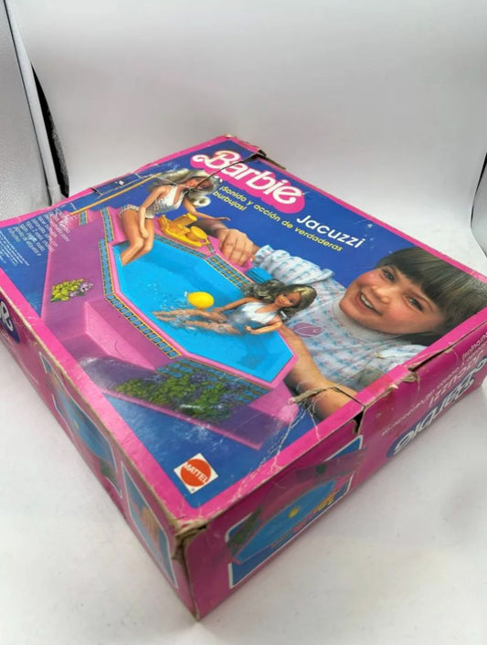 Set Barbie Jacuzzi Hecho En México Aurimat Mattel 1983