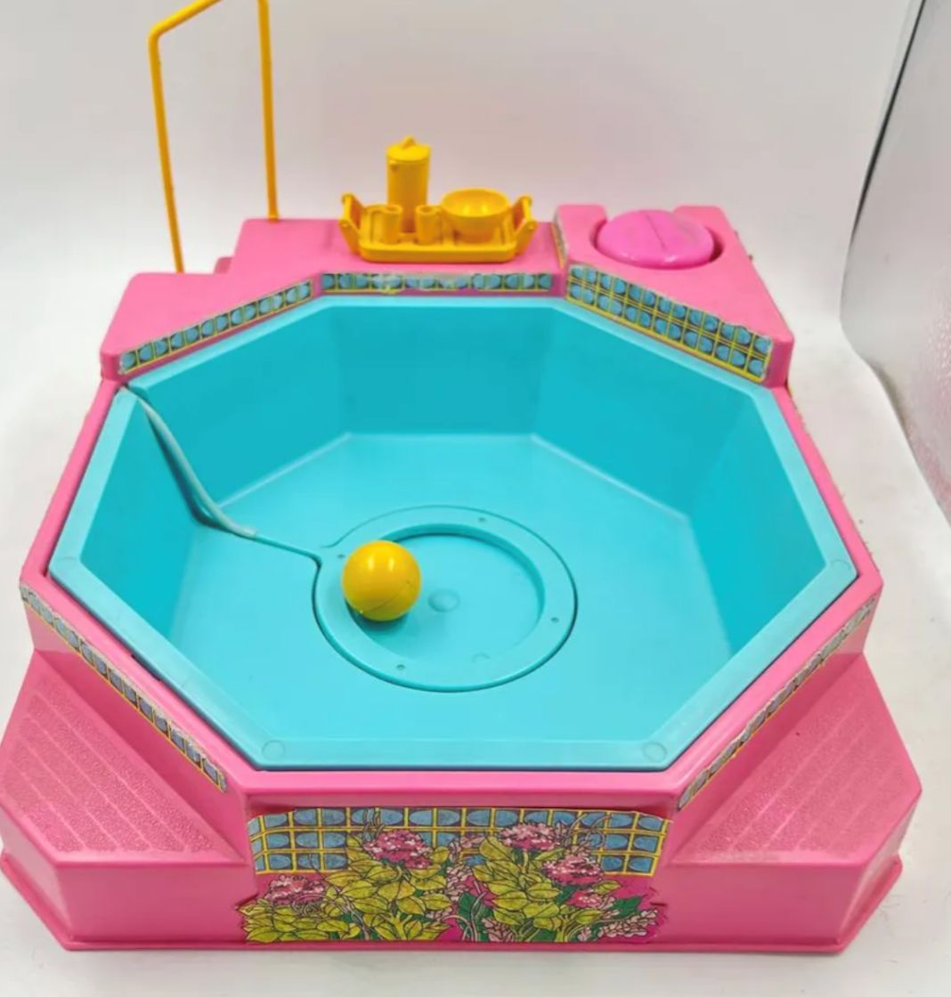 Set Barbie Jacuzzi Hecho En México Aurimat Mattel 1983