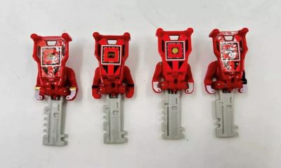 Set Power Rangers Rojo Red Gokaiger Mobirates Bandai