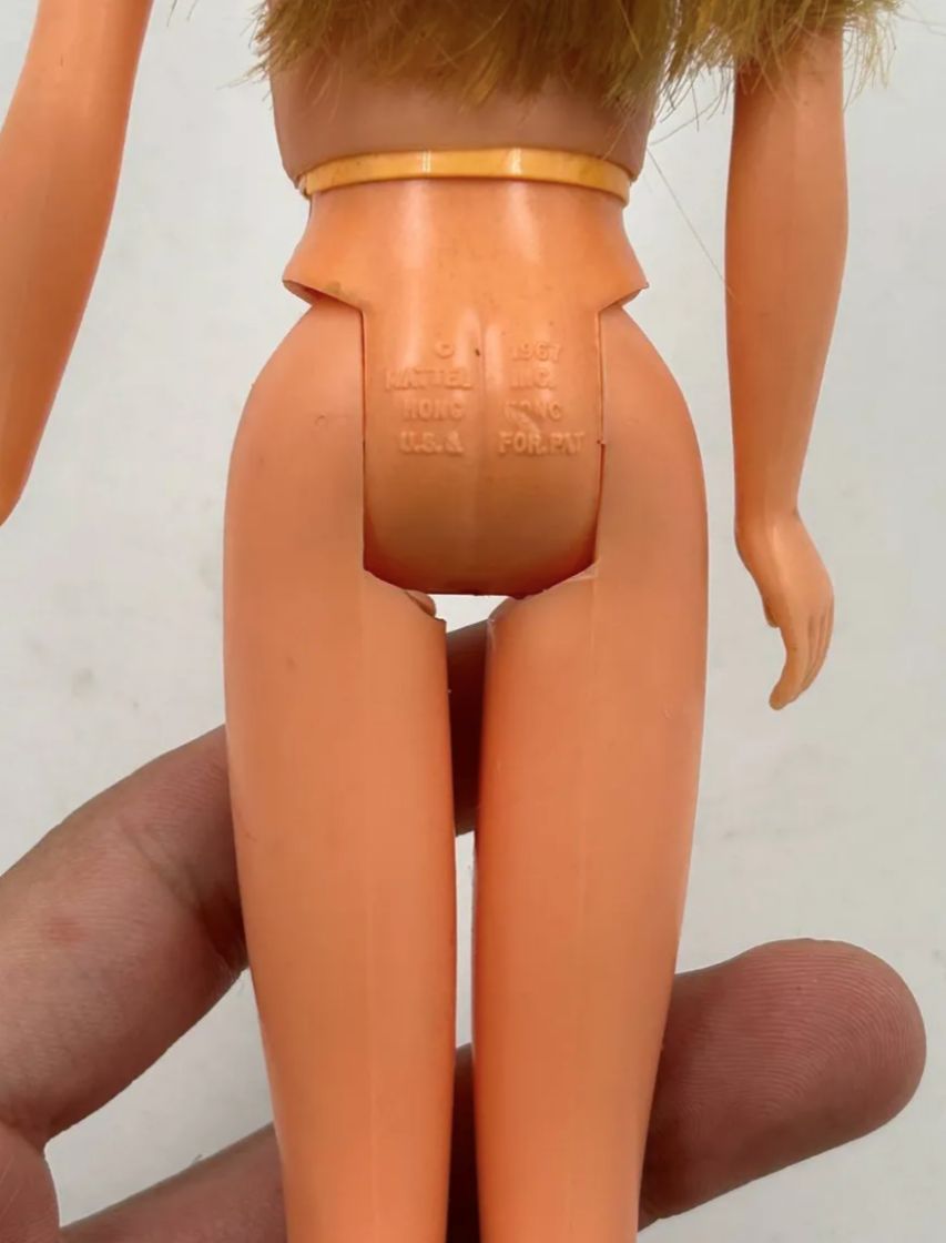 Skipper En Crecimiento Pechos 1967 Descontinuada Barbie
