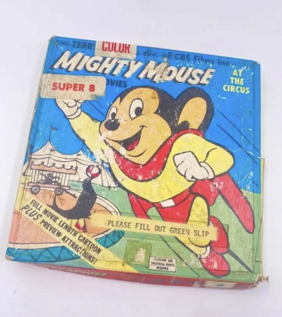 Super Ratón At The Circus 8mm Super 8 Vintage 1962