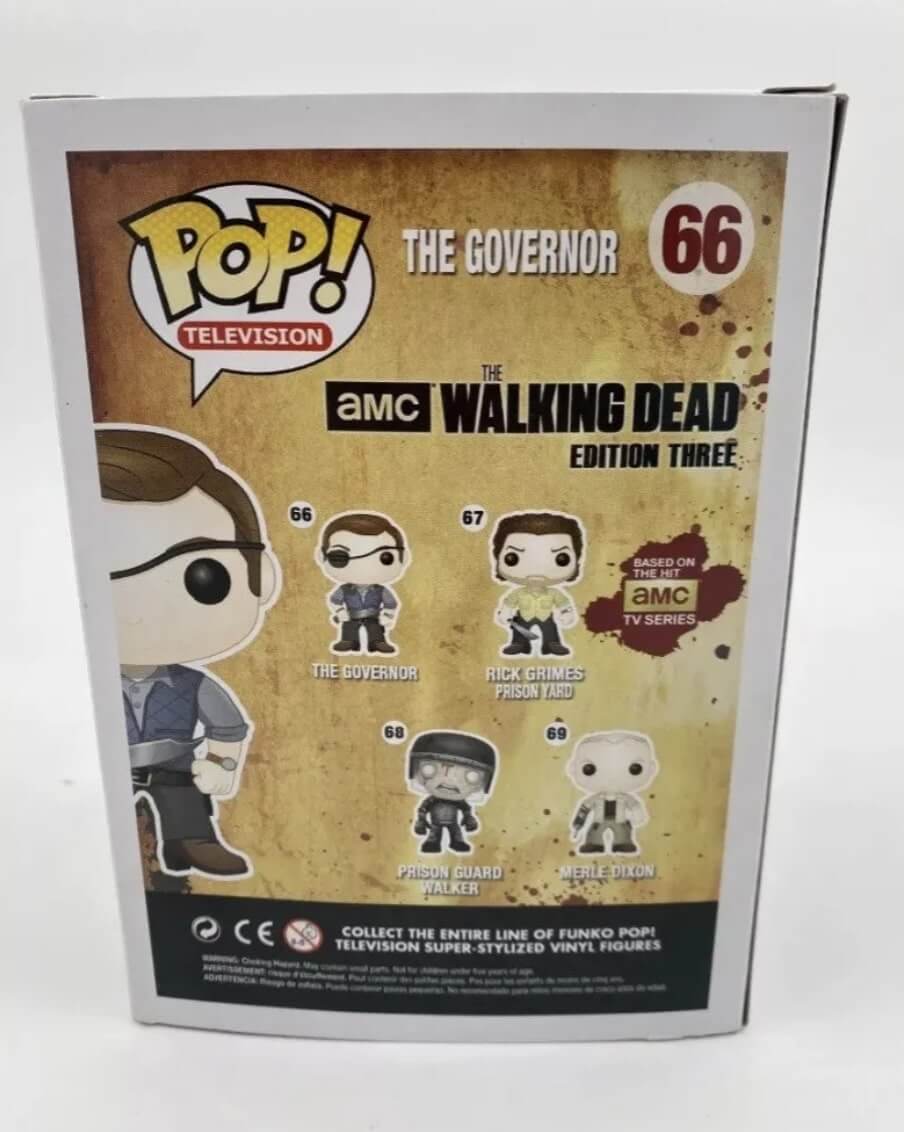 The Walking Dead Thegovernor El Gobernador Funko Pop Vintage