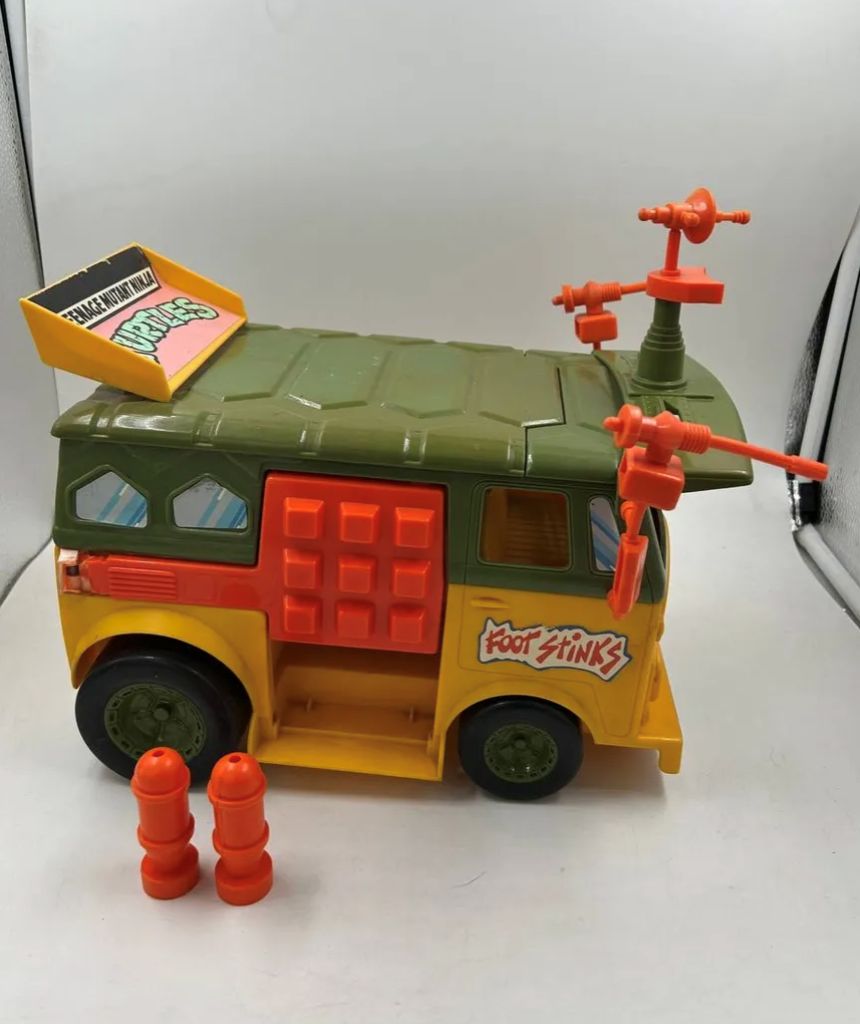 Tortugas Ninja Party Wagon Vintage Tortuvan Tmnt 1989