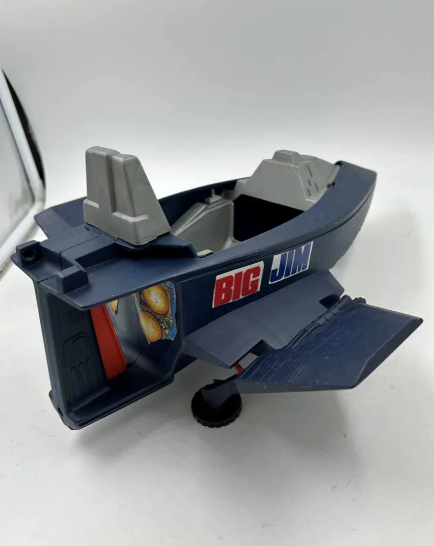 Vehiculo Espacial Nave Big Jim Kid Acero Mattel 1983 Vintage