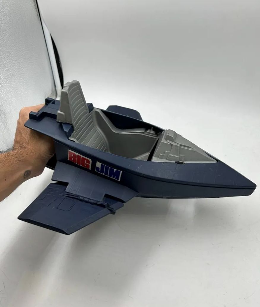 Vehiculo Espacial Nave Big Jim Kid Acero Mattel 1983 Vintage