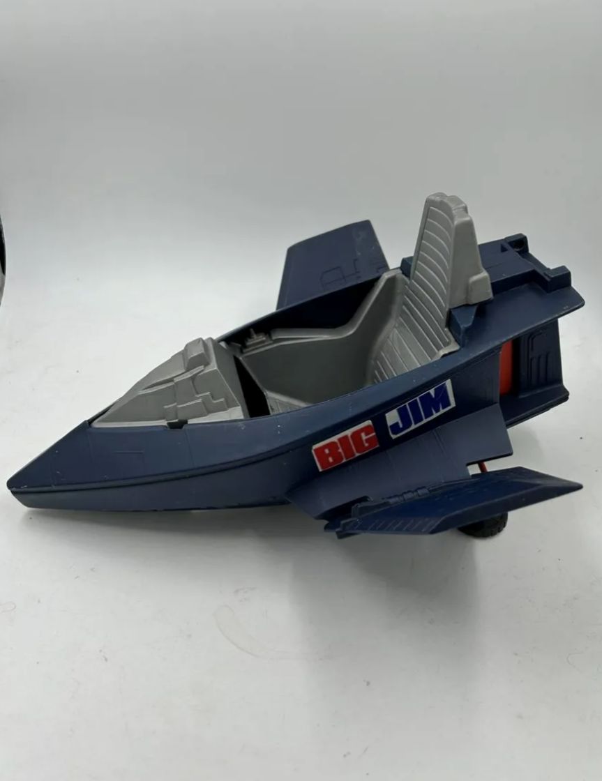 Vehiculo Espacial Nave Big Jim Kid Acero Mattel 1983 Vintage