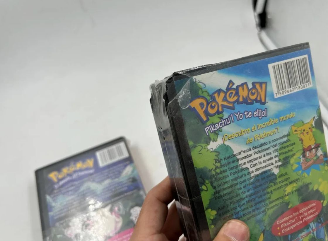 Vhs Pokemon Película En Empaque Original Sellado Nintendo 99