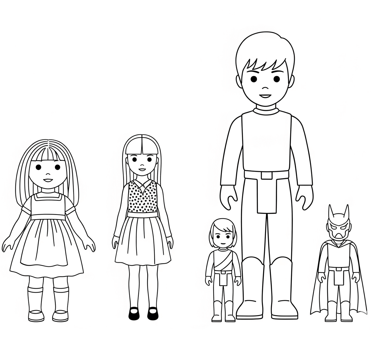 Sets de muñecas y figuras de acción