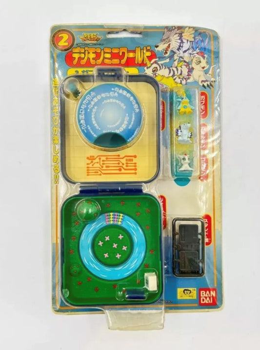 Bandai Digimon Mini World Garurumon Set De 1999 Vintage