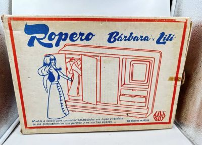 Barbara Lili Ledy Ropero Vintage Caja Original Tipo Barbie