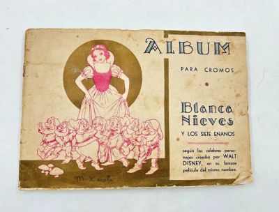 Blanca Nieves Año 1940 España Disney Cromos Fher Completo