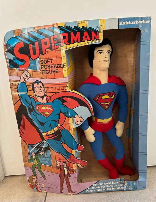 Superman Knickerbocker 1978 Posable Peluche