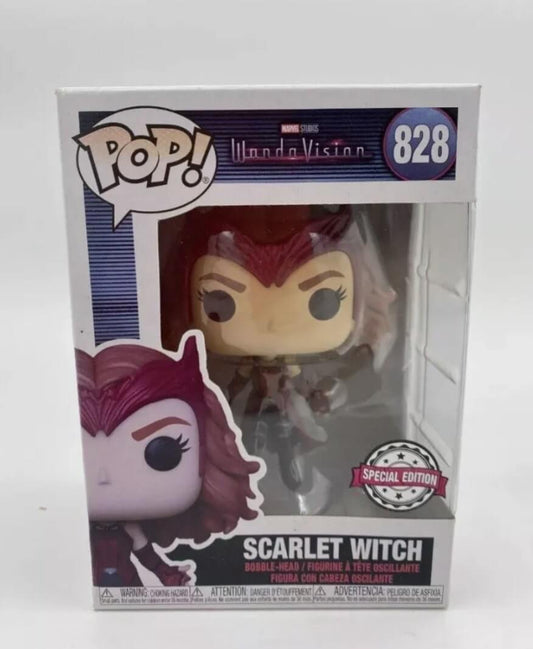 Edición Especial Scarlet Witch Wandavision Marvel Funko Pop