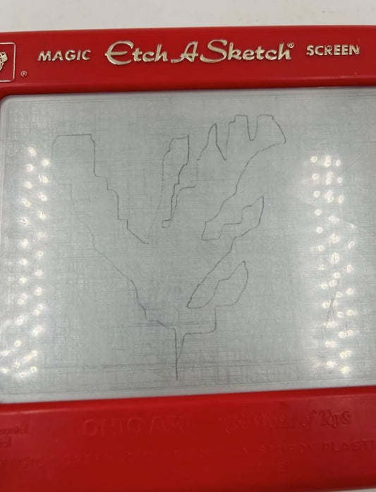 Etch A Sketch Original Versión Vintage Pantalla Mágica