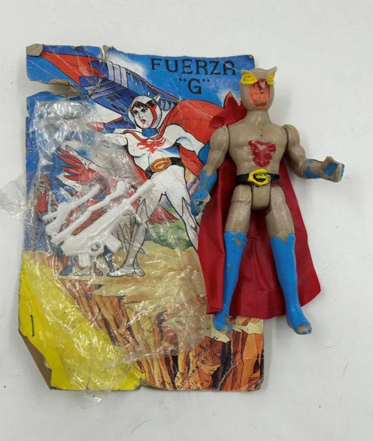 Fuerza G Gachaman Bootleg Mexico Vintage Figura Completo