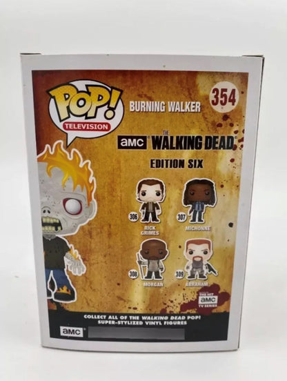 Funko Burning Walker 354 Walking Dead Exclusivo Summer 2016