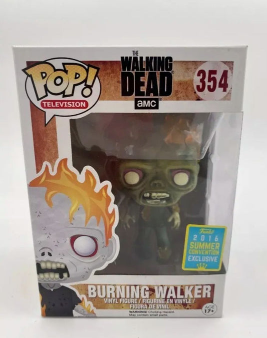 Funko Burning Walker 354 Walking Dead Exclusivo Summer 2016