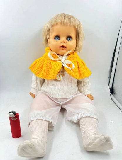 Muñeca Lili Ledy 60 Cm Hecho En Mexico Bebe Niña 60s Grande
