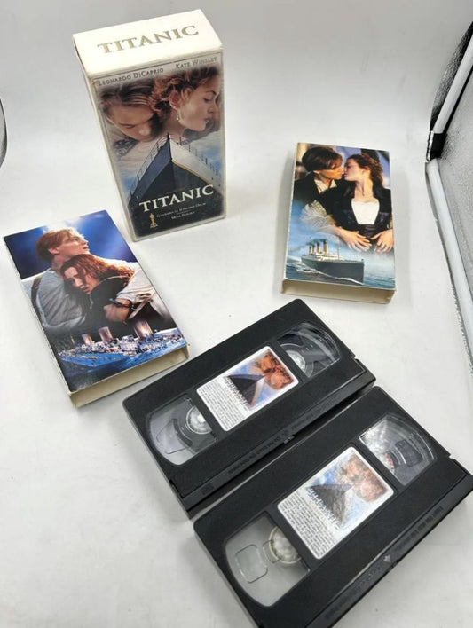 Película Titanic Original En Vhs Español Vintage Leonardo Di