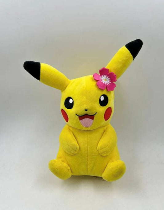 Pikachu Hawaiano Pokemon Game Freak Peluche Original